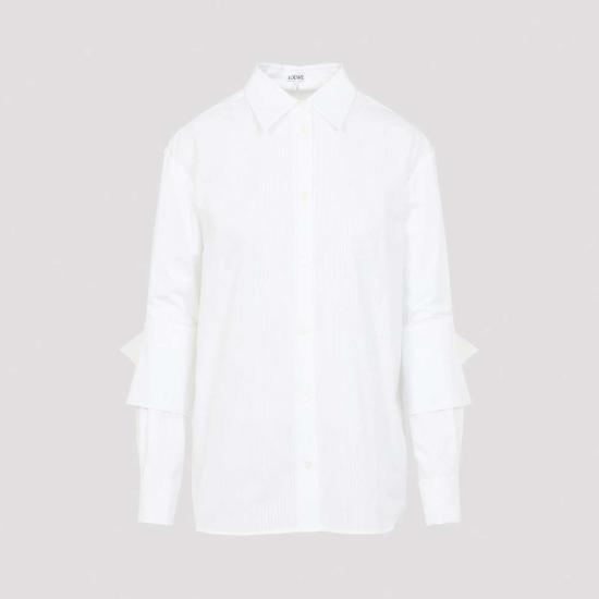  로에베 셔츠 크래프티드 셔츠 화이트