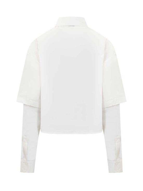  오프화이트 탑 포플린 북키쉬 베이스볼 셔츠 화이트 - OFF WHITE