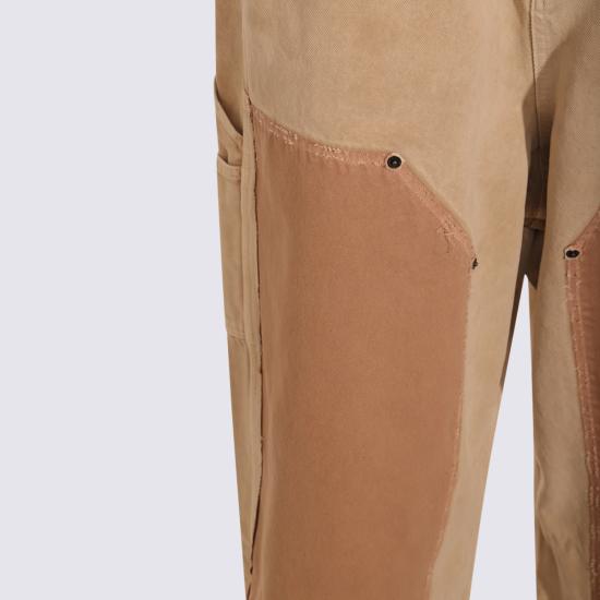  발렌시아가 스트레이트 팬츠 코튼  베이지 - BALENCIAGA