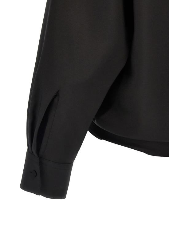  발렌티노 가라바니 셔츠 테크노 라이트 울 셔츠 블랙 - VALENTINO GARAVANI