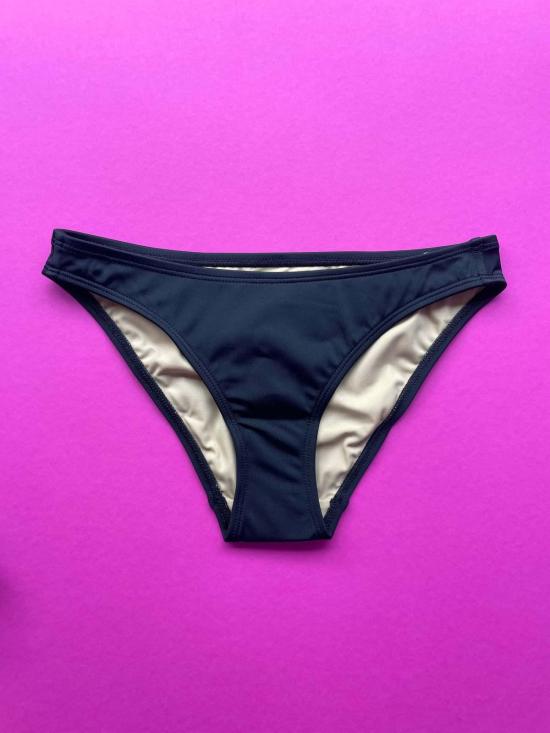  누 스윔 비키니 수영복 뉴 스윔 로우 로우 비키니 하의 블랙