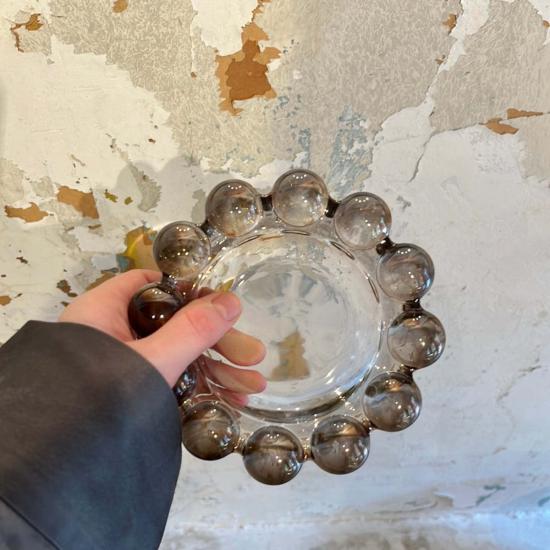  타린 토마스 가죽소품 미니 그레이 스모키 버블 재떨이