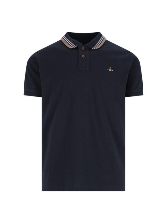  비비안웨스트우드 폴로 티셔츠 비비안 웨스트우드 오브 폴로 셔츠 블루