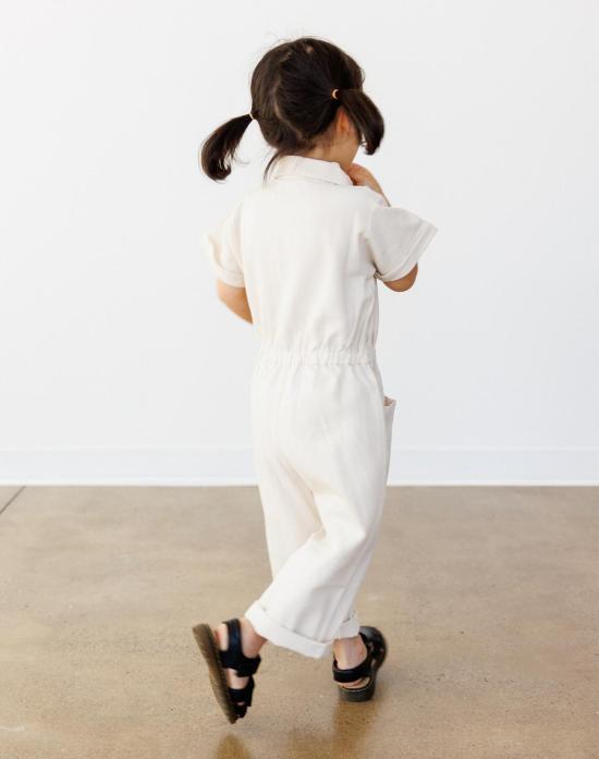  [키즈] Noble 오버롤 키즈 노블 오가닉 유틸리티 수트 오트밀크 - OTHER BRANDS