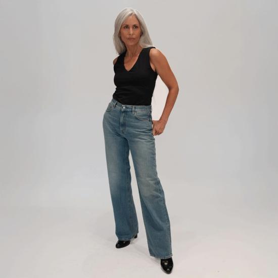  하이쿠레 데님 팬츠 코리아 진 - HAIKURE