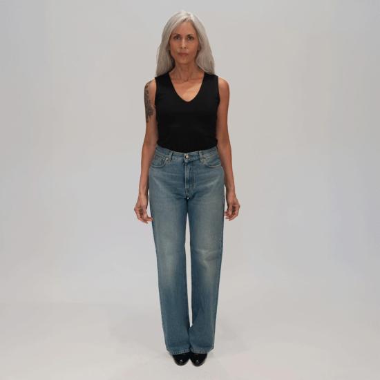  하이쿠레 데님 팬츠 코리아 진 - HAIKURE