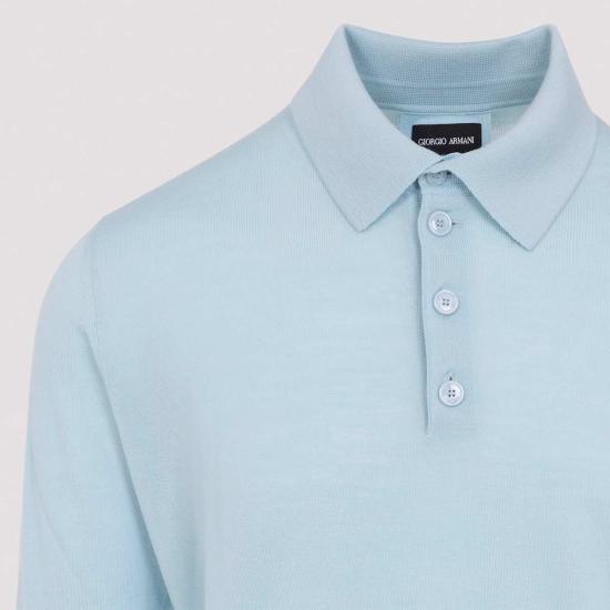  조르지오 아르마니 스웨터 울  아쿠아마린 - GIORGIO ARMANI