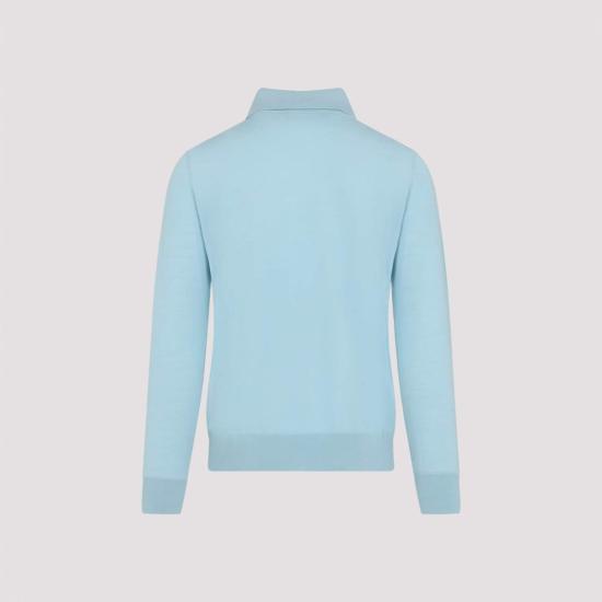  조르지오 아르마니 스웨터 울  아쿠아마린 - GIORGIO ARMANI