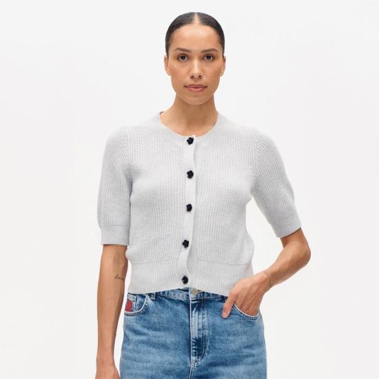  바움 운드 페르드가르텐 가디건 Baum Und Pferdgarten Cathia 카디건 그레이 멜란지 - BAUM UND PFERDGARTEN