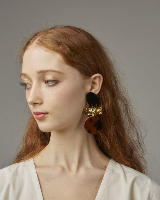  Valet Studio 이어링 발레 마들렌  (거북이 무늬/골드) - OTHER BRANDS