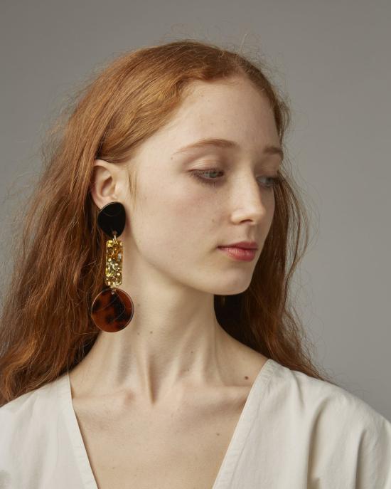  Valet Studio 이어링 발레 마들렌  (거북이 무늬/골드) - OTHER BRANDS