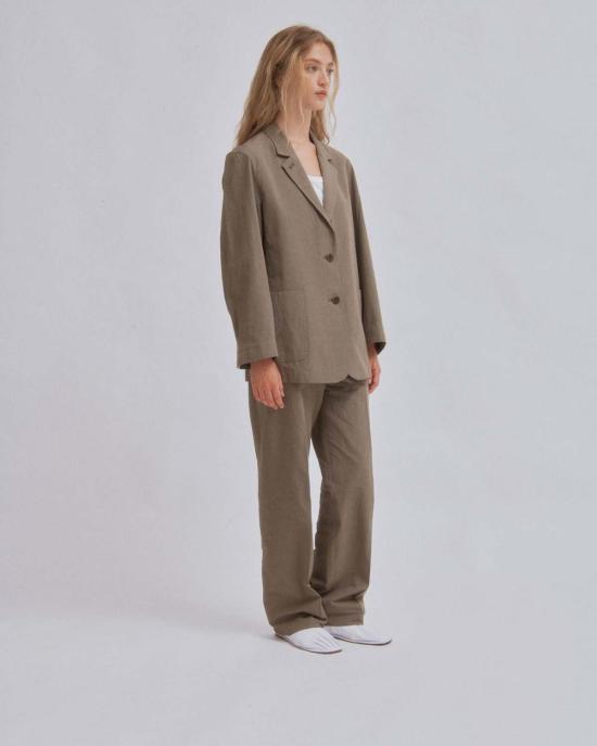  사야카 다비스 뉴욕 수트 자켓 사야카 데이비스 뉴욕 싱글 블레이저 모스 그레이 - SAYAKA DAVIS NEW YORK