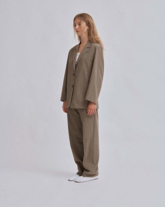  사야카 다비스 뉴욕 수트 자켓 사야카 데이비스 뉴욕 싱글 블레이저 모스 그레이 - SAYAKA DAVIS NEW YORK