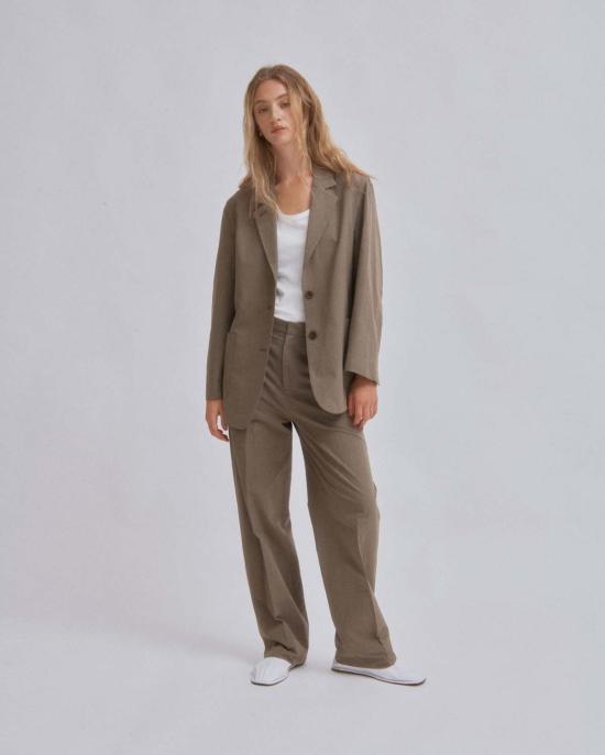  사야카 다비스 뉴욕 수트 자켓 사야카 데이비스 뉴욕 싱글 블레이저 모스 그레이 - SAYAKA DAVIS NEW YORK