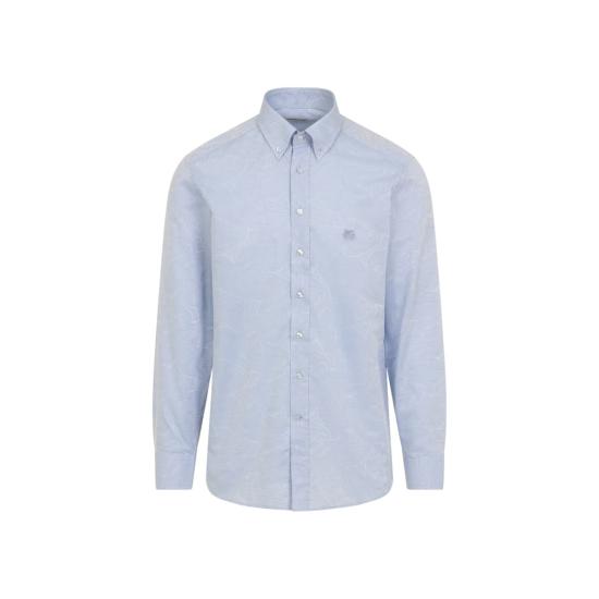  에트로 긴팔 셔츠 로마  연한 파란색 - ETRO