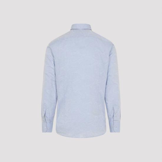  에트로 긴팔 셔츠 로마  연한 파란색 - ETRO