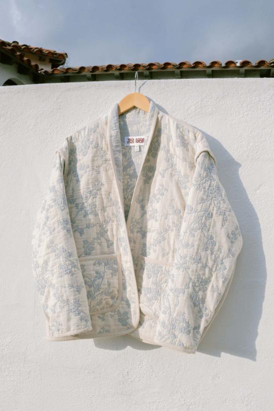  Jess Meany 코트 제스 미니 크롭  벨플라워 주니퍼