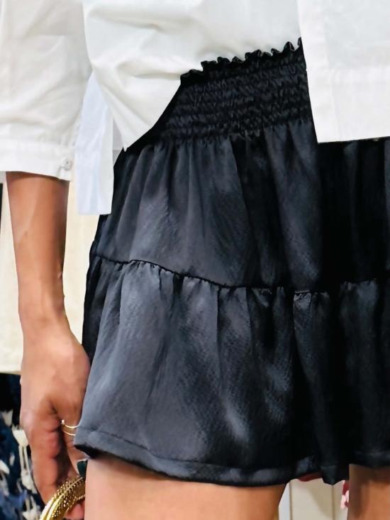  Yesaet 숏팬츠 로릿 실크반바지 블랙 - OTHER BRANDS