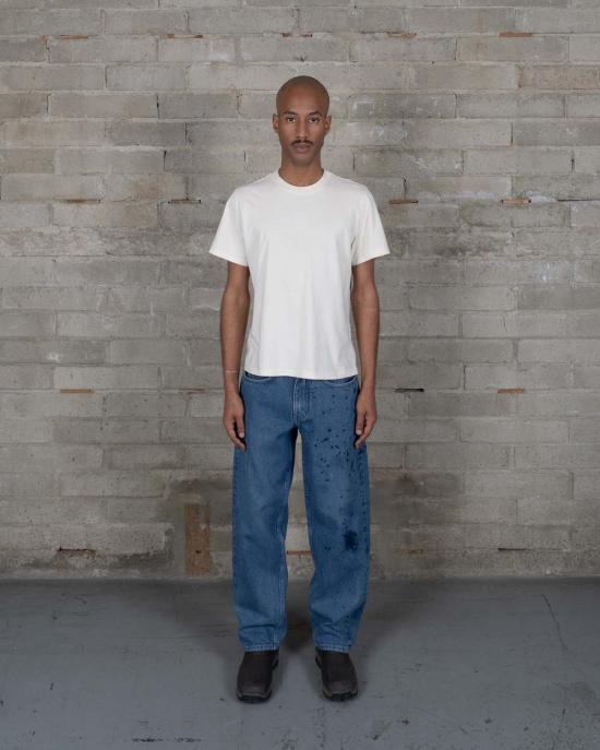  올더브라더 데님 팬츠 Oldbrother Ob Jeans 인디고 스플래터 - OLDERBROTHER