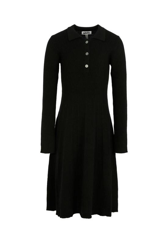  [키즈] 몰로 원피스 골지 니트 드레스 블랙