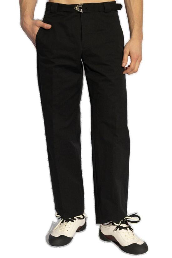  알렉산더 맥퀸 수트 팬츠 애로우 벨티드  블랙 - ALEXANDER MCQUEEN