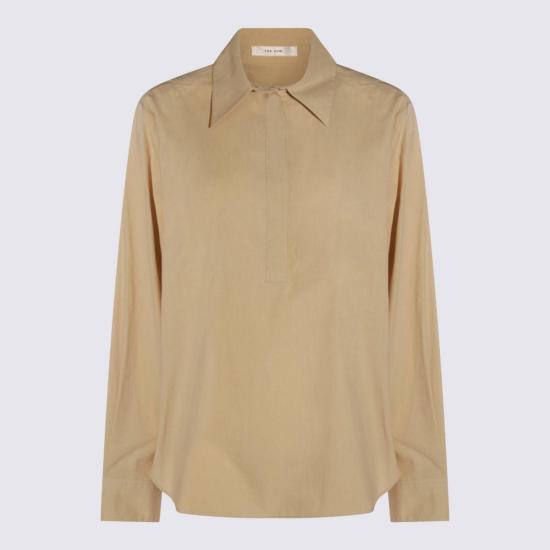  더로우 셔츠 더 로우 샌드 코튼 셔츠 샌드 - THE ROW