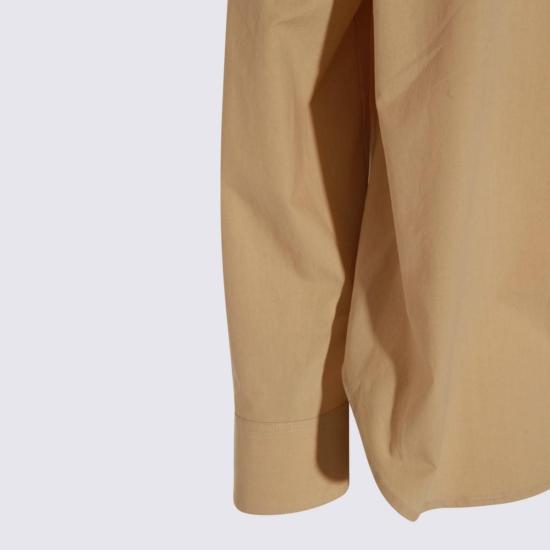  더로우 셔츠 더 로우 샌드 코튼 셔츠 샌드 - THE ROW