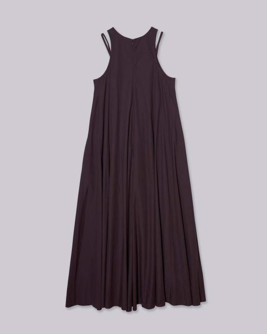  사야카 다비스 뉴욕 롱 원피스 사야카 데이비스 뉴욕 더블 스트랩 드레스 초콜릿 - SAYAKA DAVIS NEW YORK