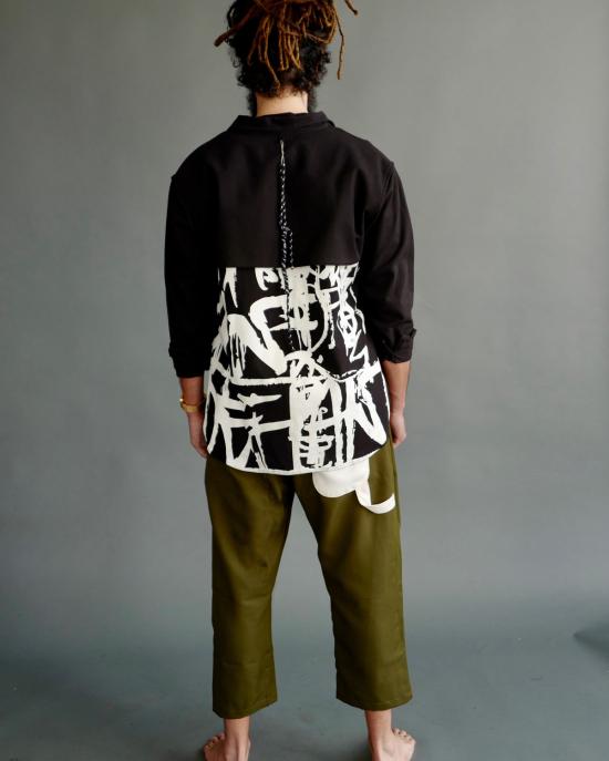  DFYNT 긴팔 셔츠 Dfynt 시그니처  재킷 블랙