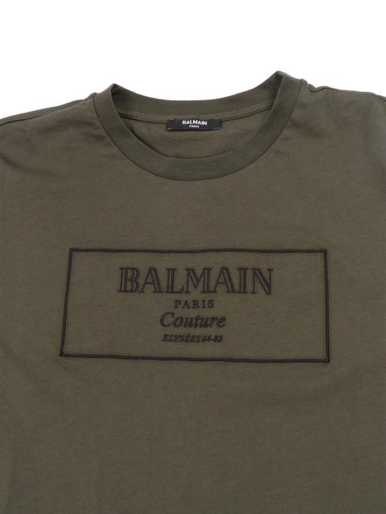  [키즈] 발망 트레이닝 상의 키즈   그린 - BALMAIN