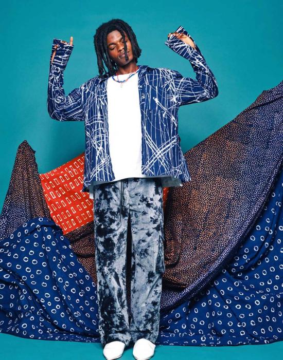  Post-Imperial 긴팔 셔츠 포스트 임페리얼 아자  인디고/본 - POST IMPERIAL