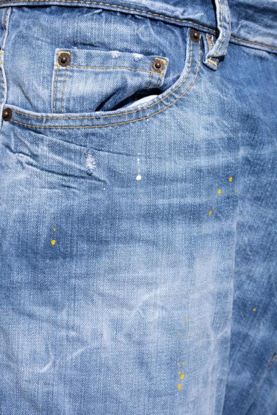  디스퀘어드2 데님 팬츠 Dsquared2 London Bro Jeans Azzurro Lavato - DSQUARED2