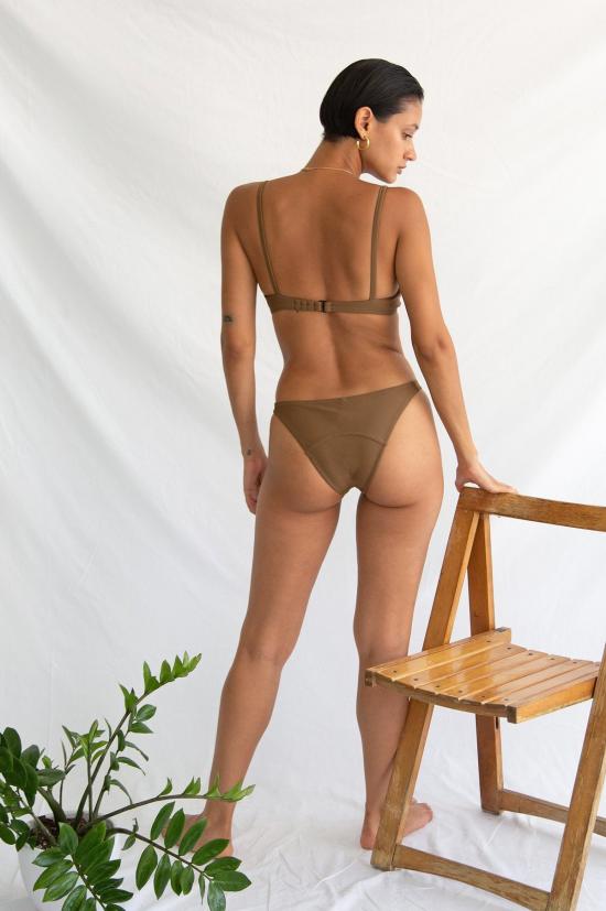  Galamaar 비키니 수영복 갈라마르 O링 브리프 카카오