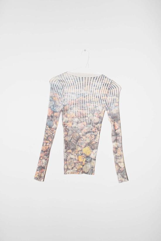  주주 블라우스 지우 지우 논나 주얼 탑 로우 타이드