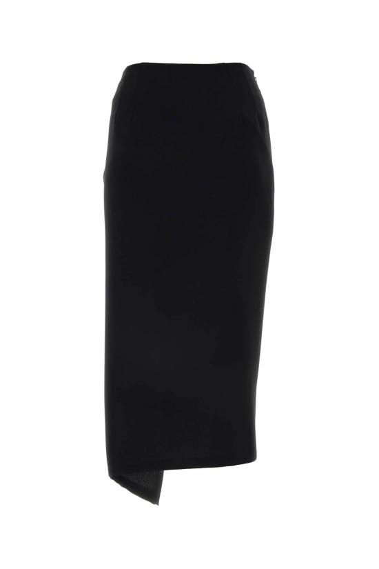  드리스 반 노튼 미디 스커트 고나  블랙 - DRIES VAN NOTEN