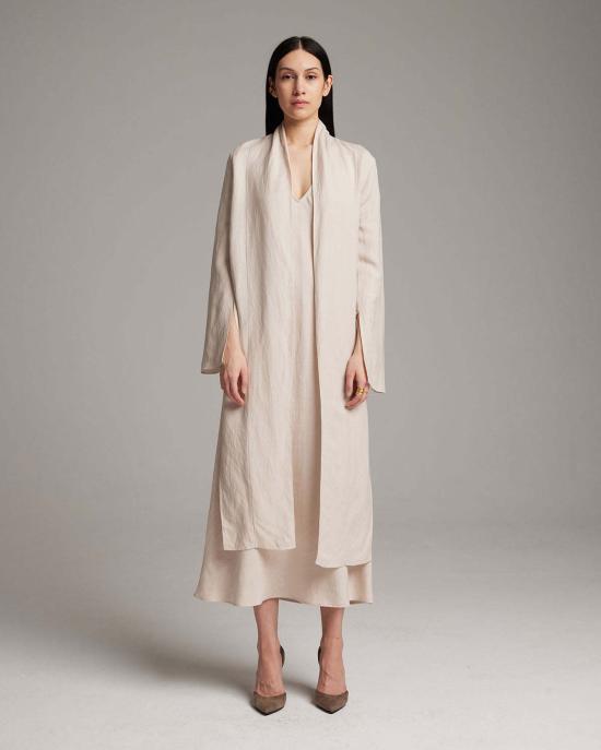  보즈 블라우스 린넨 페더라이트 랩 - VOZ