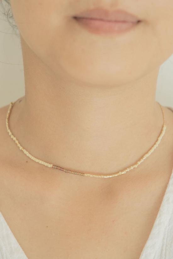  빌리지 스라이브 목걸이/팬던트 골든 비즈 목걸이 - VILLAGE THRIVE