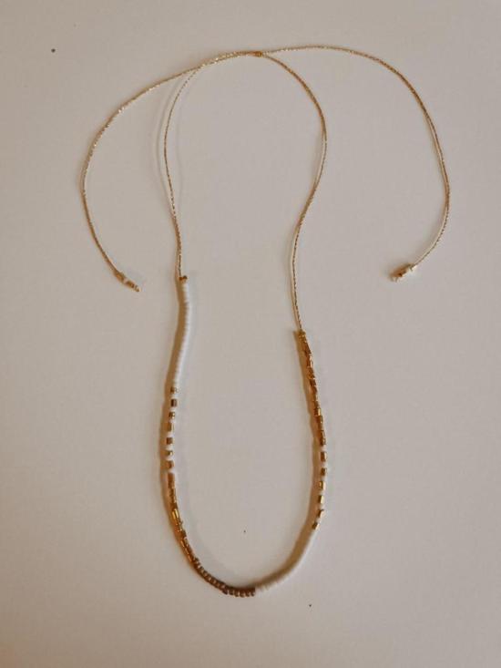  빌리지 스라이브 목걸이/팬던트 골든 비즈 목걸이 - VILLAGE THRIVE