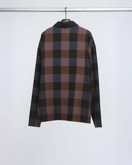  송포더뮤트 폴로 티셔츠 Song For The Mute 긴팔 폴로 셔츠 블랙 - SONG FOR THE MUTE