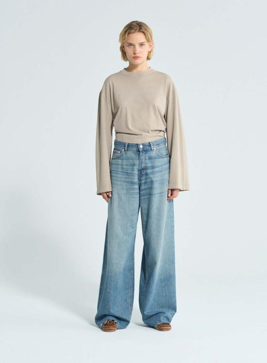  하이쿠레 데님 팬츠 베사니 진 아이오닉 블루