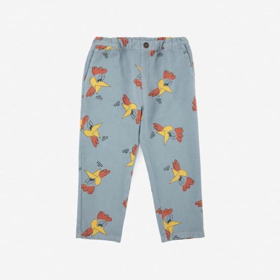  [키즈] 보보쇼즈 트레이닝/조거 팬츠 키즈 보보 초이스 미스터 오 클락 트라우저 라이트 블루/그레이 - BOBO CHOSES