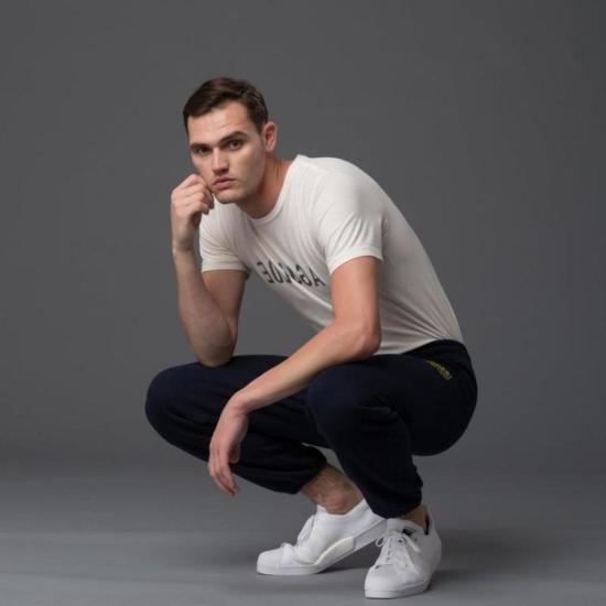  헤드 오브 스테이트 트레이닝/조거 팬츠 국가원수 무질서 트레이닝복 네이비 - HEAD OF STATE