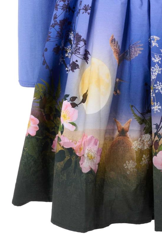  [키즈] 몰로 원피스 문 프린트 아동용 드레스 (연한 파란색) - MOLO