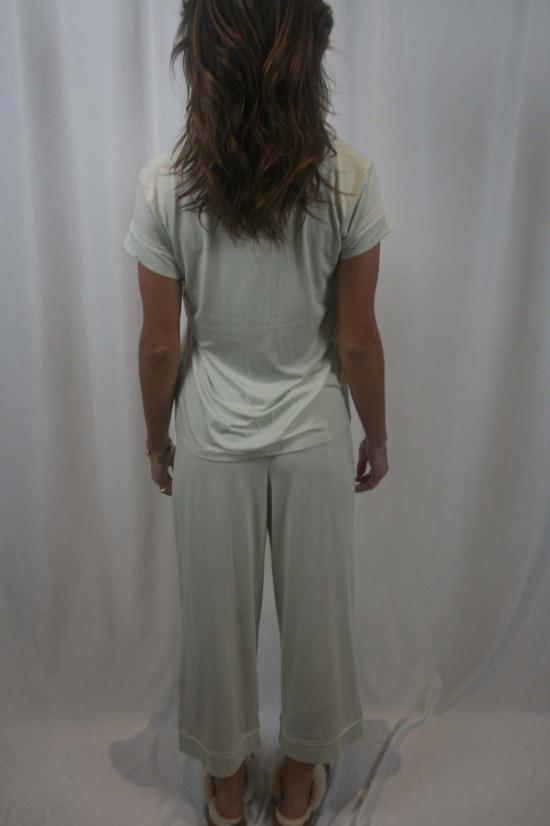  에버제이 라운지 웨어 지젤 크롭 팬츠 세트 - EBERJEY