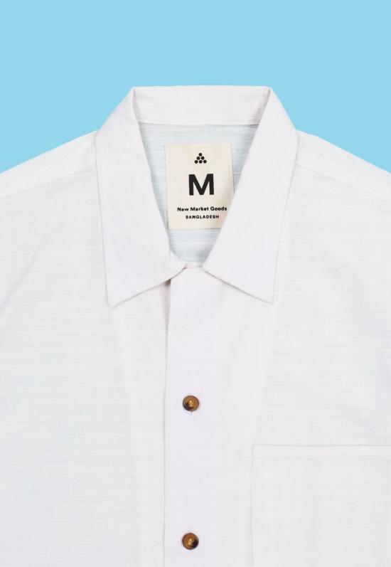  New Market Goods 반팔 셔츠 뉴 마켓 상품 코밀라 박스 버튼다운 - NEW MARKET GOODS