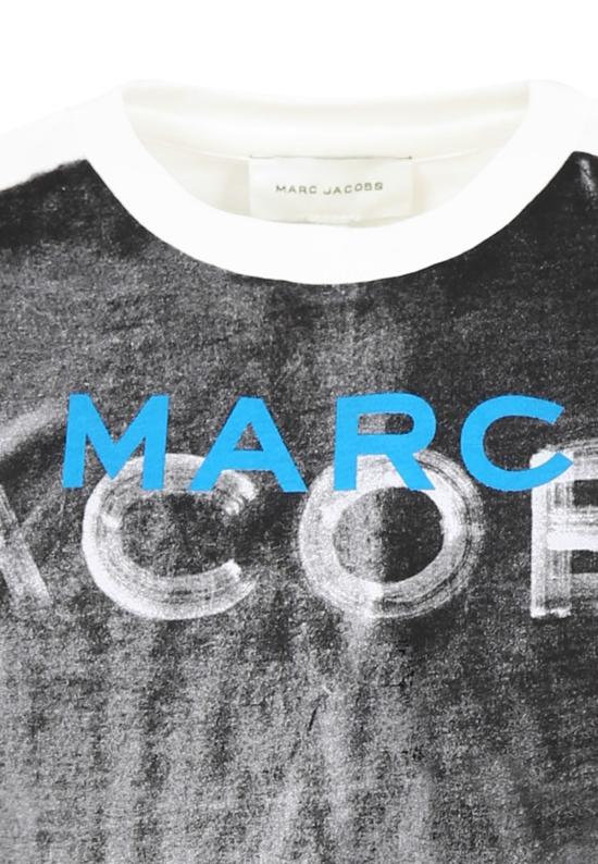  [키즈] 마크제이콥스 트레이닝 상의 마크 제이콥스 아동용 티셔츠 화이트 - MARC JACOBS