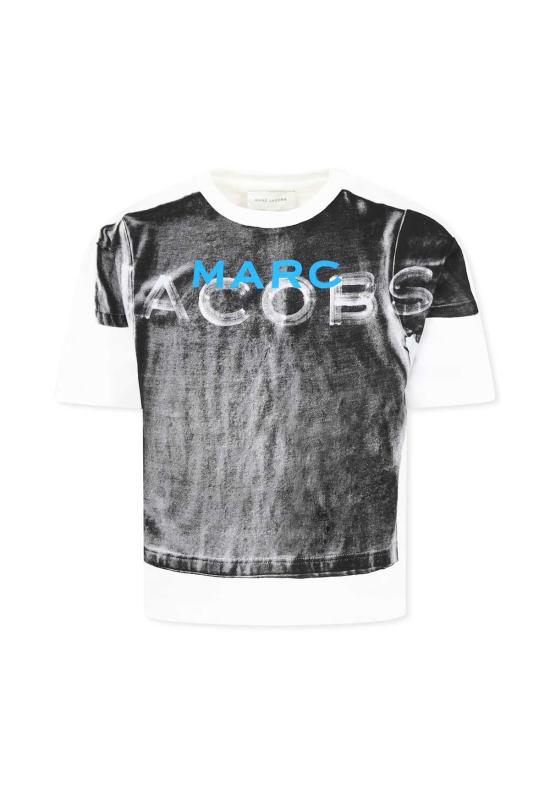  [키즈] 마크제이콥스 트레이닝 상의 마크 제이콥스 아동용 티셔츠 화이트