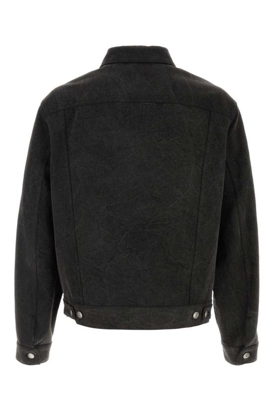  알렉산더 맥퀸 데님 자켓 슬레이트 데님 재킷 워시드차콜 - ALEXANDER MCQUEEN