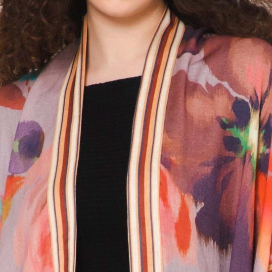  비스마야 가디건 Vismaya 눈에 띄는 기모노 라일락 - VISMAYA