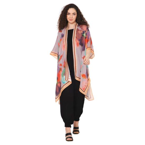  Vismaya 가디건 눈에 띄는 기모노 라일락 - OTHER BRANDS